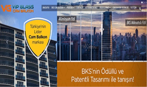 Vip Glass Cam Balkon BKS Cam - Pidosan Pencere Web Sayfası Açıldı.