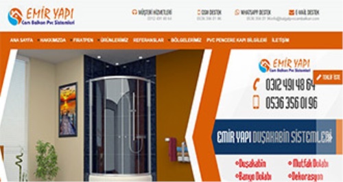 Emir Yapı Cam Balkon PVC Sistemleri Web Sayfası Açıldı.