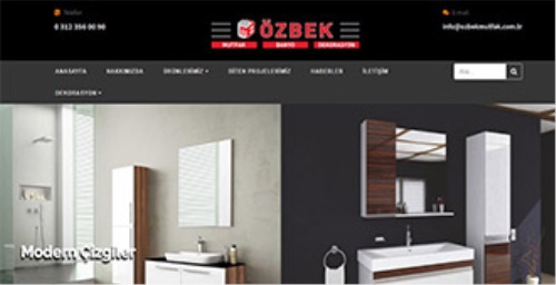 Özbek Mutfak Banyo Dekorasyon Web Sayfası Açıldı.