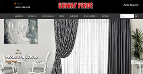 Serhat Perde Web Sayfası Açıldı.